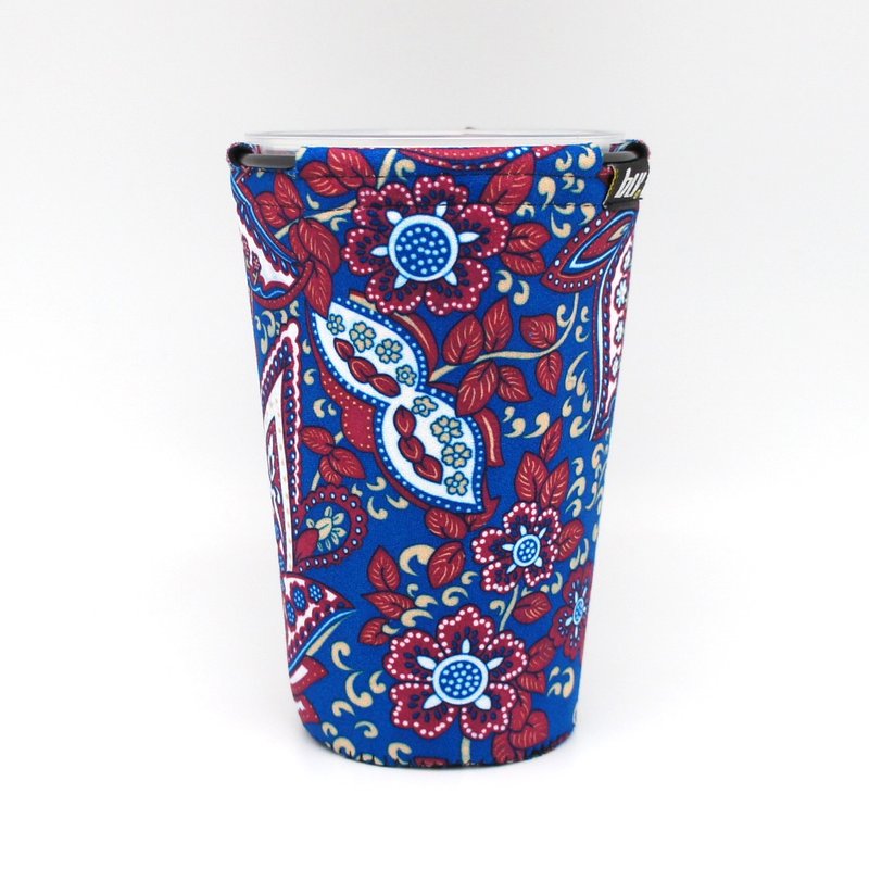 BLR 万用 杯架 可拆式 多用途 饮料杯套 蓝底花 WD21 - 自行车/周边 - 其他材质 蓝色