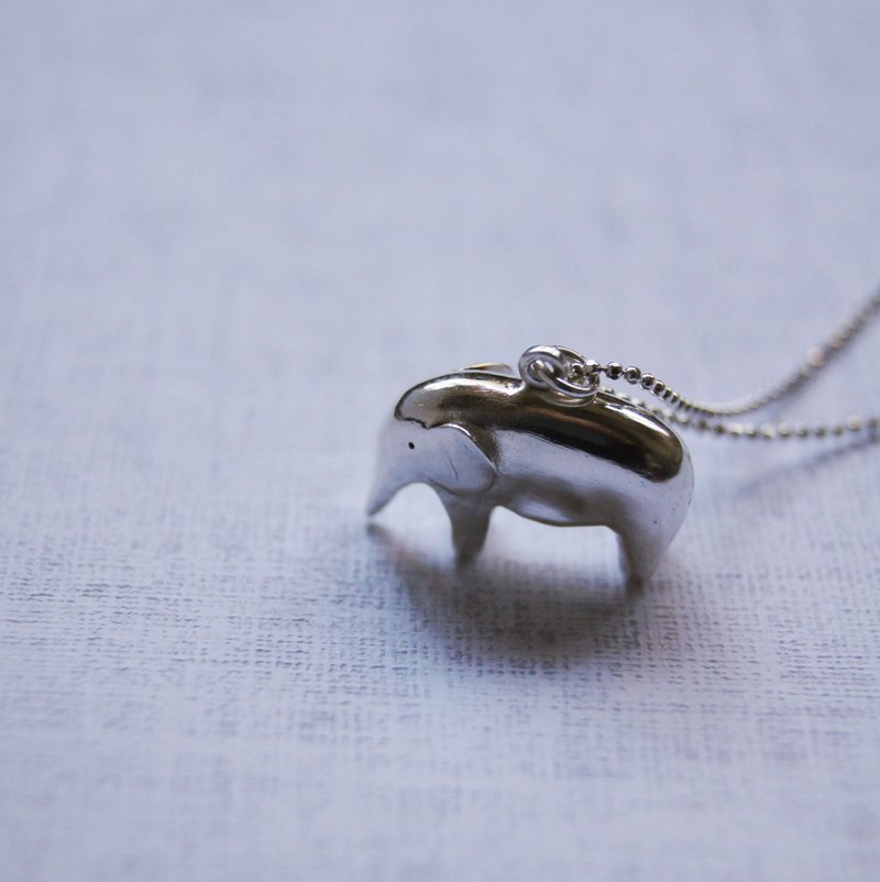 || 好个吉象 || 纯银手作项链 - 项链 - 其他金属 银色
