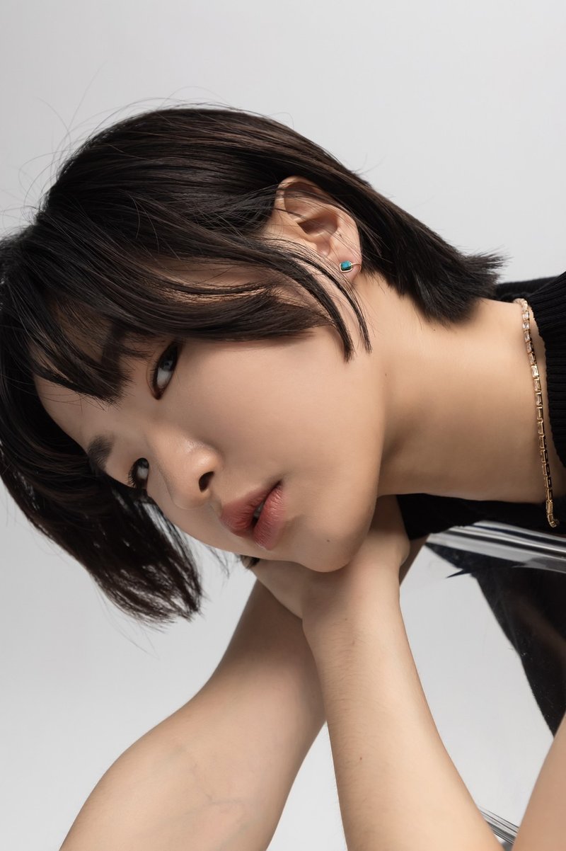 Turquoise耳夹/耳针 | 古典方糖土耳其石耳环 - 耳环/耳夹 - 宝石 蓝色