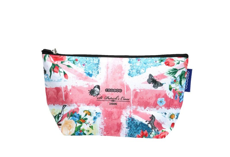 英伦玫瑰｜ 小船包｜ 化妆包｜随身包｜零钱包 | 手拿包| 包中包｜防泼水设计 - 手拿包 - 防水材质 红色