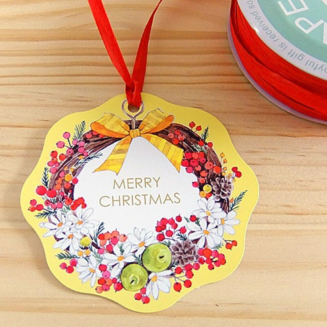 Christmas card - 卡片/明信片 - 纸 黄色