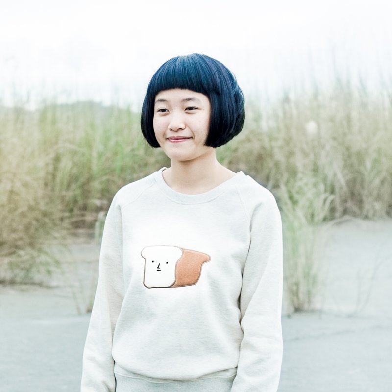 换季折扣品 / 记忆吐司 / 纯棉长袖上衣 - 女装上衣 - 棉．麻 银色