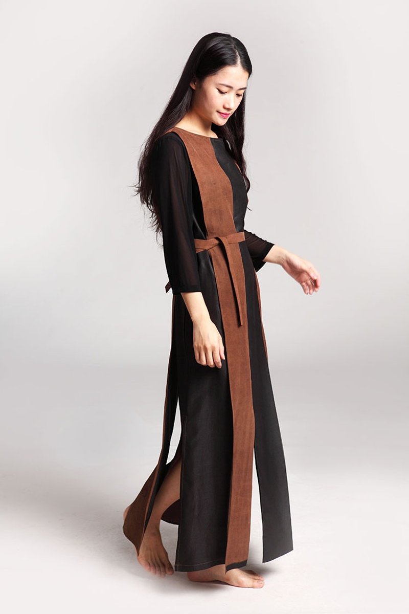 品 祥云纱桑蚕丝连衣裙 连身裙 猎秋 - 裙子 - 丝．绢 