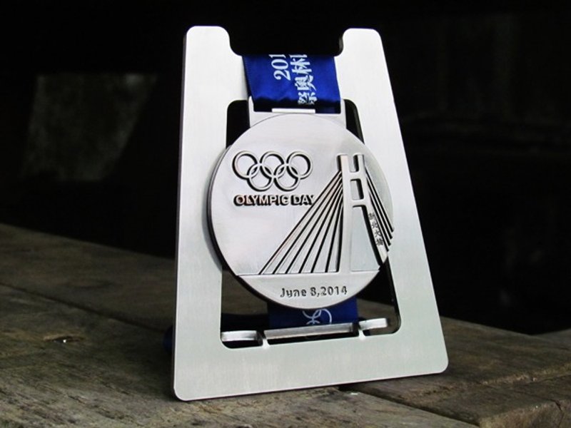 304不锈钢　立式奖牌陈列架　奖牌架　路跑奖牌架　游泳奖牌架 - 摆饰 - 其他金属 银色