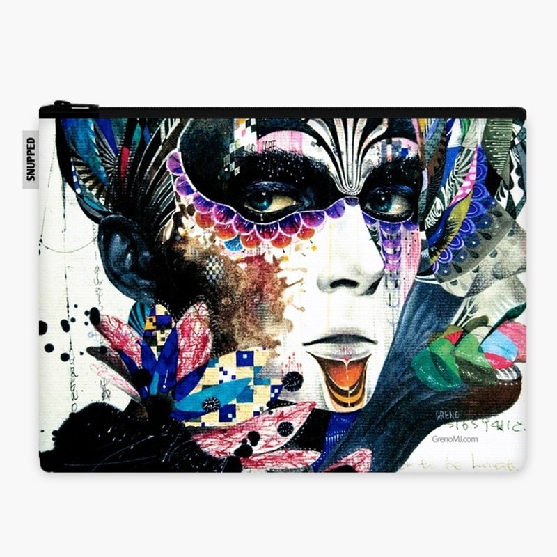 SpaceSuit 文件手拿包 - Blossom Desire - 手拿包 - 防水材质 黑色