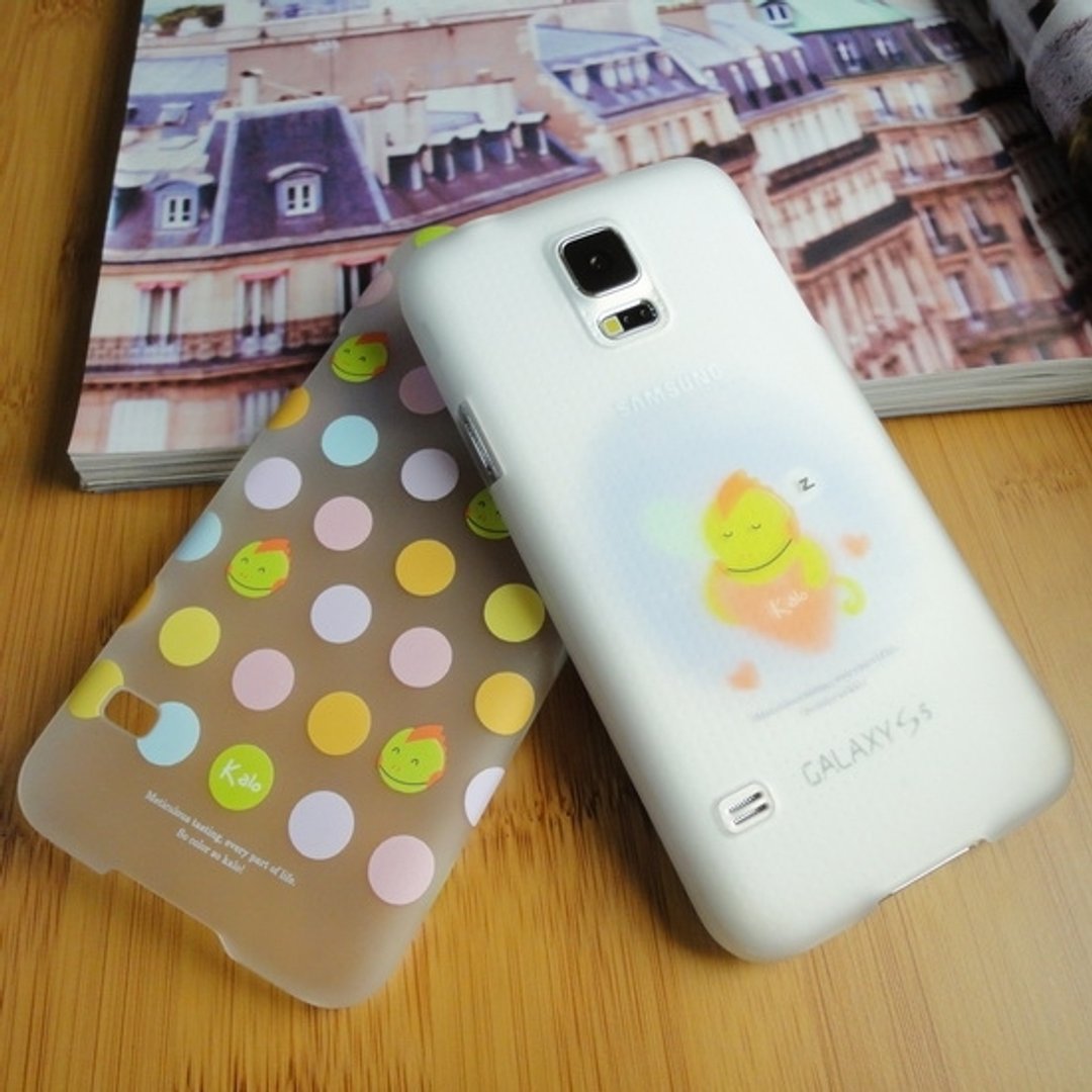 Kalo 卡乐创意 Samsung Galaxy S5 彩绘风格保护壳-乐乐系列 - 其他 - 塑料 白色
