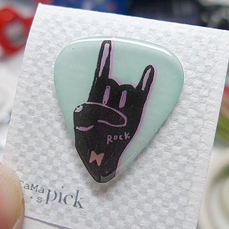 FaMa's Pick吉他弹片 阿狗 Rocker - 吉他配件 - 树脂 黑色