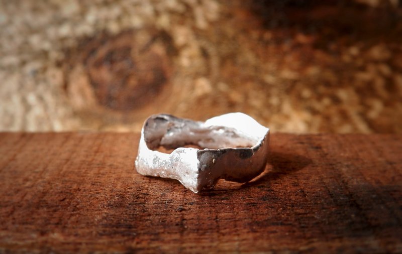 【 X'mas 圣诞礼物 】FUSING 熔接质感 - 戒指 - 纸 白色