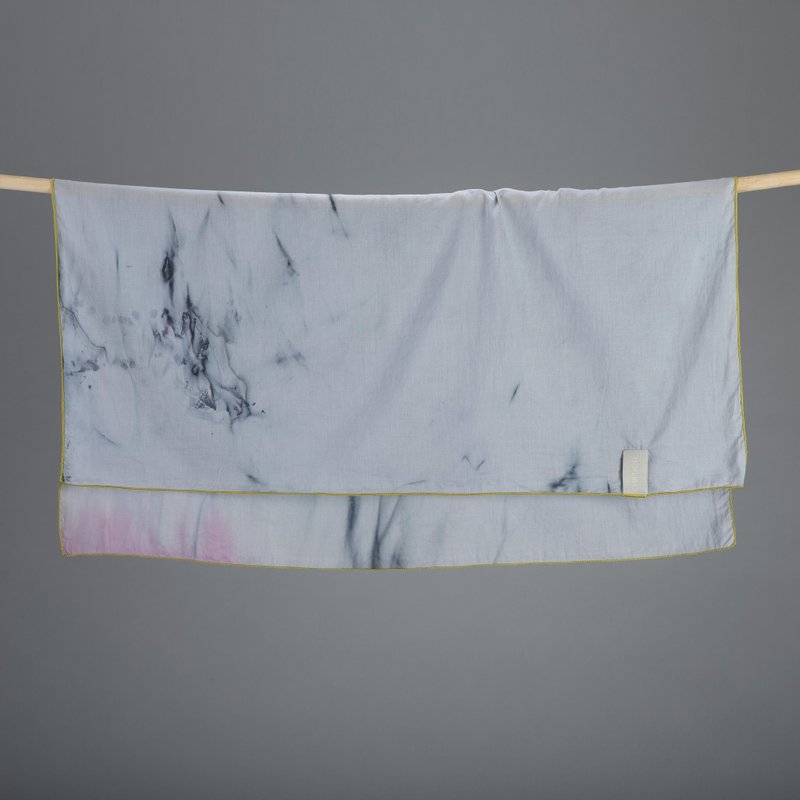 JainJain手工染制花色薄方巾 - 丝巾 - 棉．麻 多色