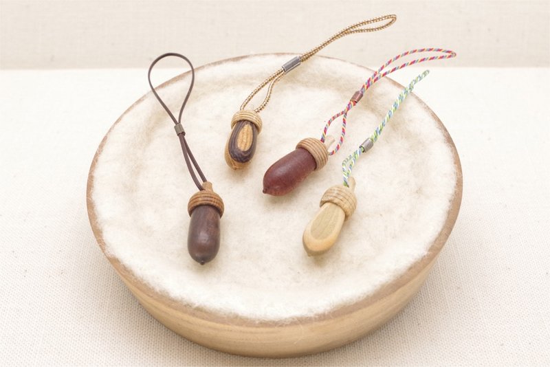 Wooden Acorn Customize to a NETSUKE - Select your favorite Acorn - 其他 - 木头 多色