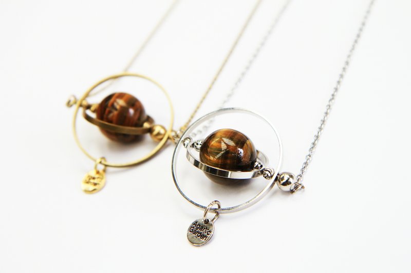 ⊕太阳系土星项链⊕ - 项链 - 其他金属 