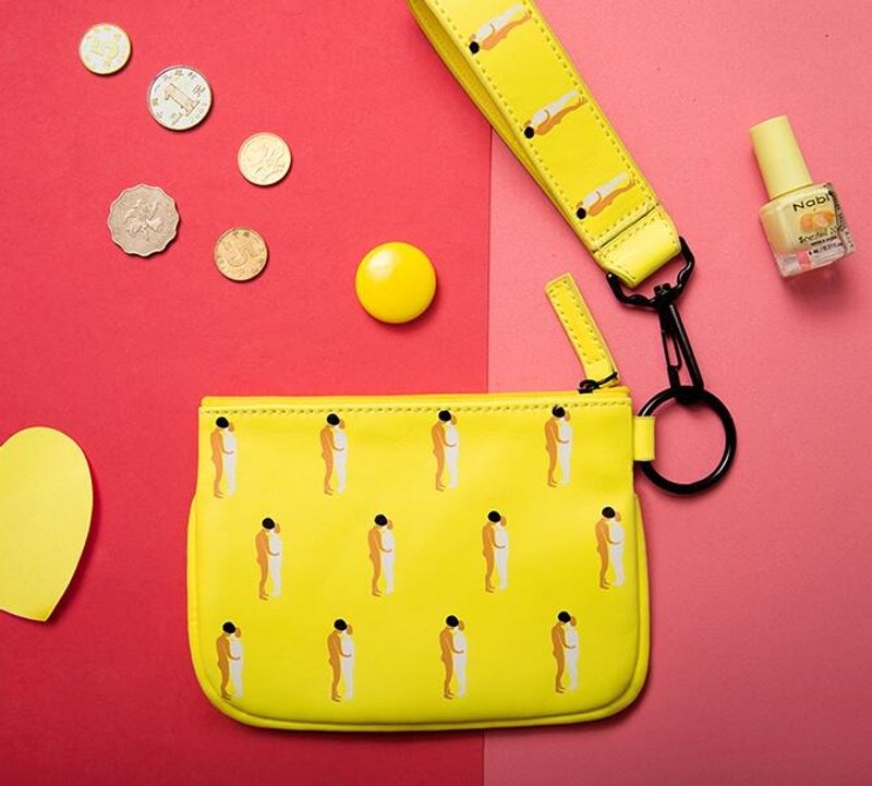 KOME SHOP kiss皮革手拿包 零钱包 收纳包 - 手拿包 - 其他材质 