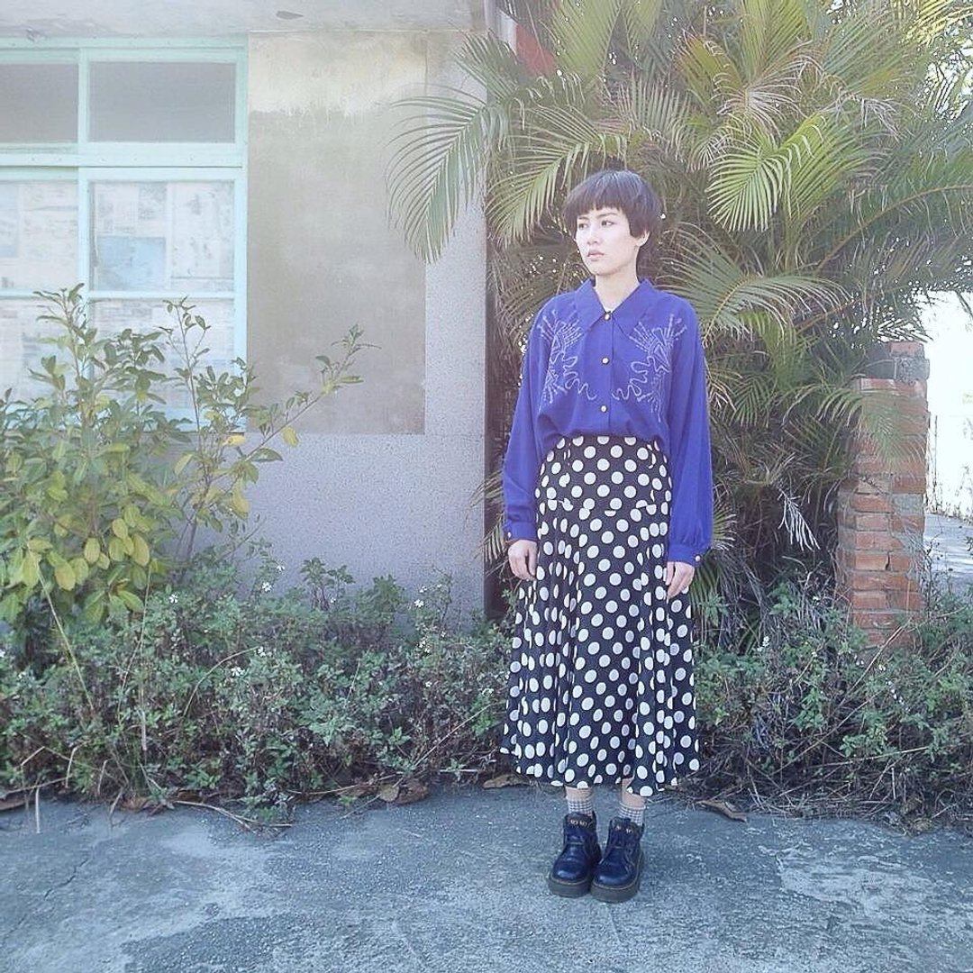 │千金难买早知道│蓝紫VINTAGE/MOD'S - 女装衬衫 - 其他材质 
