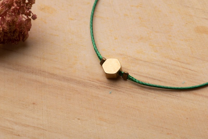 \| Charlene 莹丝手绳 |/ - 漫漫随行款-细线/换色换饰品。手绳。 - 手链/手环 - 其他金属 绿色