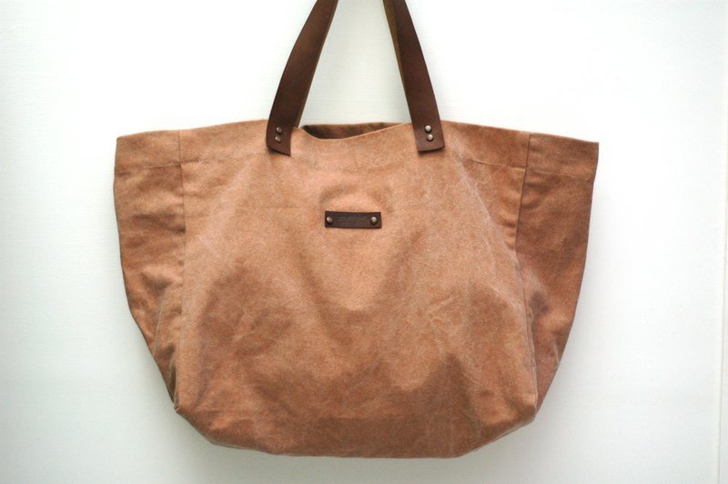 manta大包 [棕色厚帆布]: 牛皮背带 已绝版 - 侧背包/斜挎包 - 其他材质 