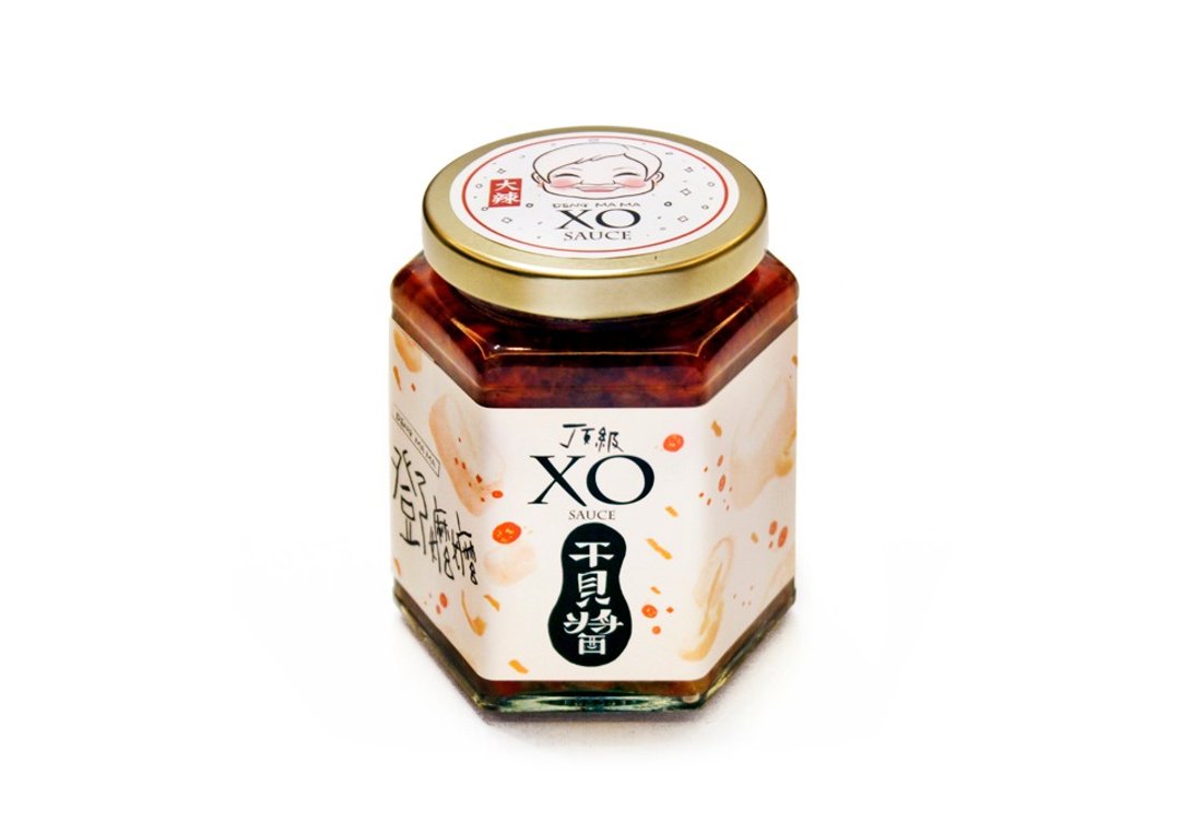 邓嬷嬷 顶级XO干贝酱/最佳伴手礼/单瓶盒装/大辣 - 酱料/调味料 - 新鲜食材 橘色