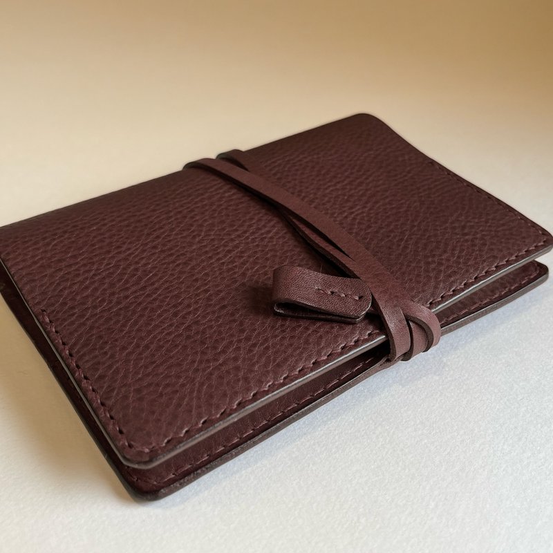 艾曼纽 A6 皮革笔记本/书衣 /手帐/植鞣革 - Espresso / 橄榄绿 - 笔记本/手帐 - 真皮 