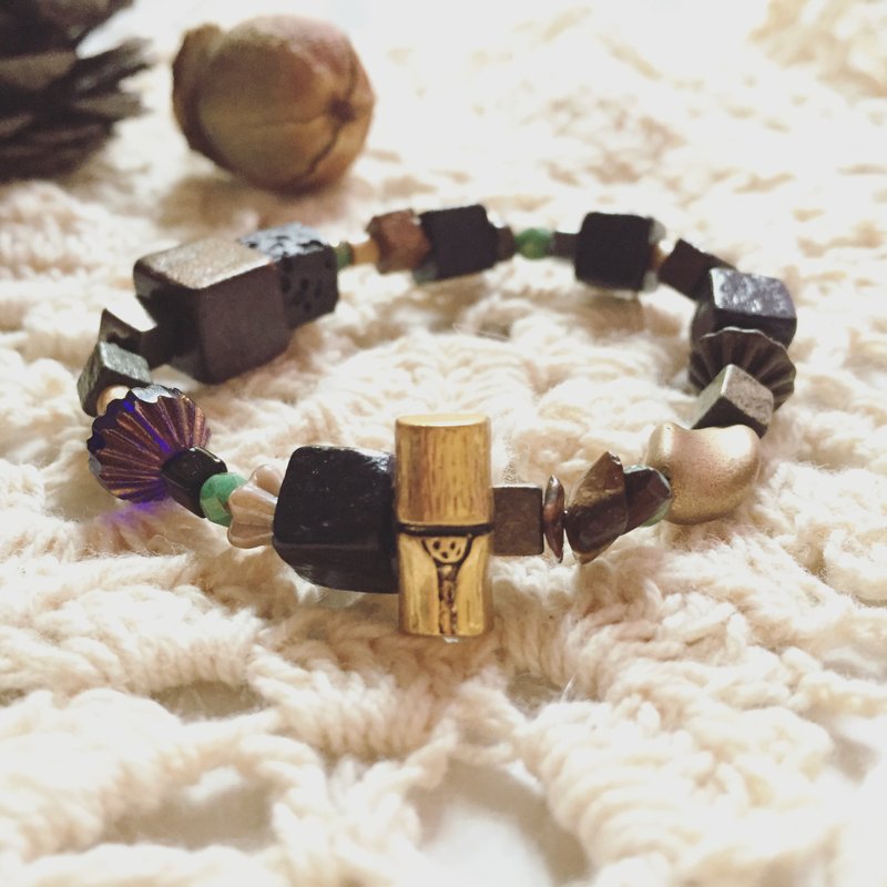 金竹 异材质手环 - 手链/手环 - 其他材质 黑色