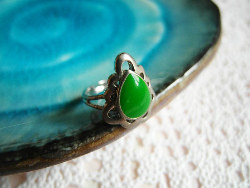 复时品【古董戒指：山形】 - 戒指 - 其他材质 绿色