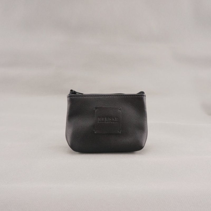 Zipper 零钱包．黑色 / 皮革 / RRENAE Leatherware - 零钱包 - 真皮 黑色