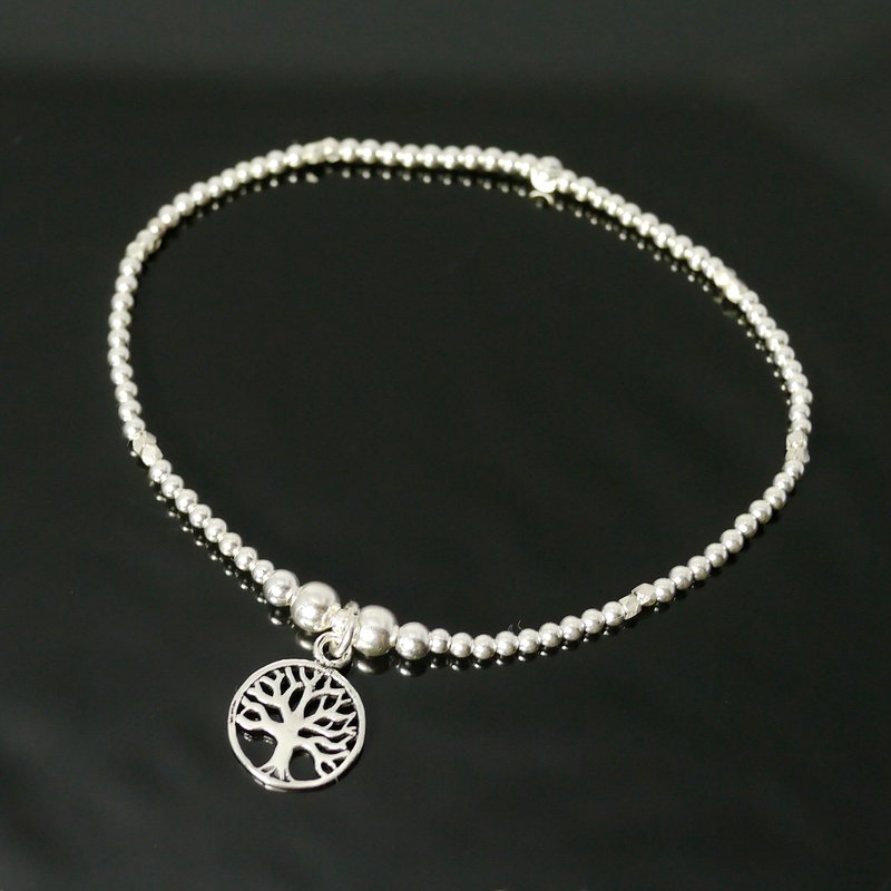 【ColorDay】生命树925纯银手环 - 手链/手环 - 其他金属 灰色