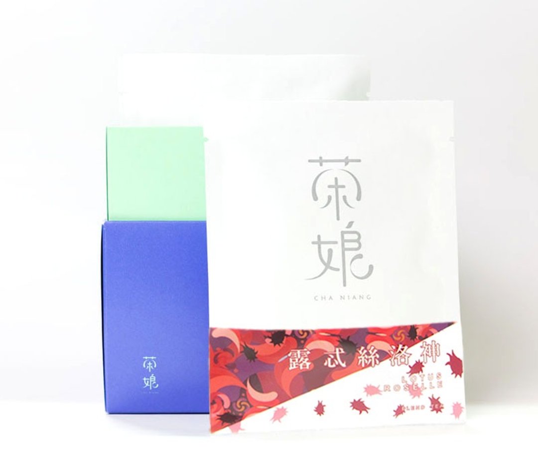 露忒丝洛神 | 少负担享美食 | 洛神&荷叶&洋甘菊 + 暮焙茶 | 天然无添加 | 新式花草茶 | 3包入【茶娘Chaniang】 - 茶 - 植物．花 红色