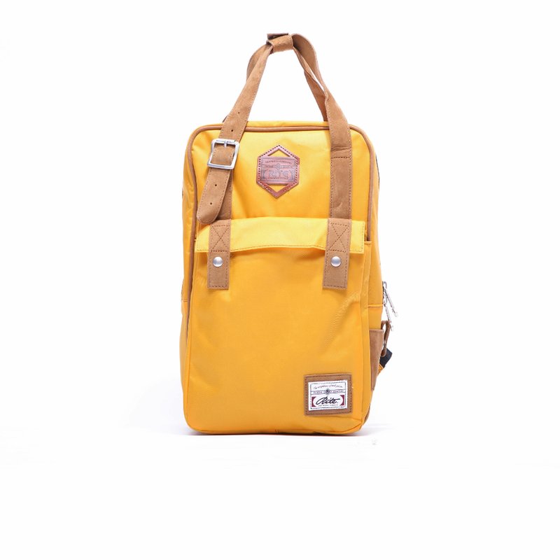 2014 初秋新款｜漫游包-尼龙鹅黄｜ - 后背包/双肩包 - 防水材质 黄色