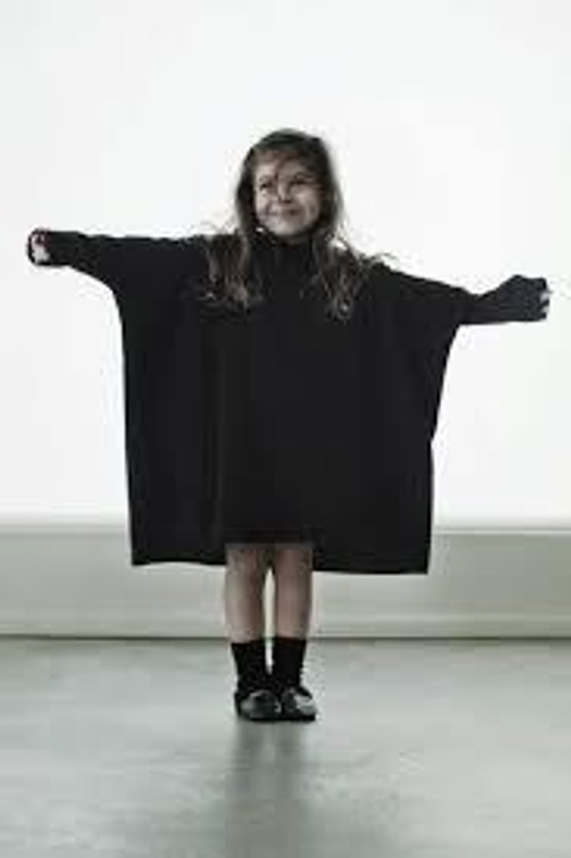 2014秋冬 NUNUNU 牛仔宽版洋装 / square dress(中大童) - 其他 - 其他材质 蓝色