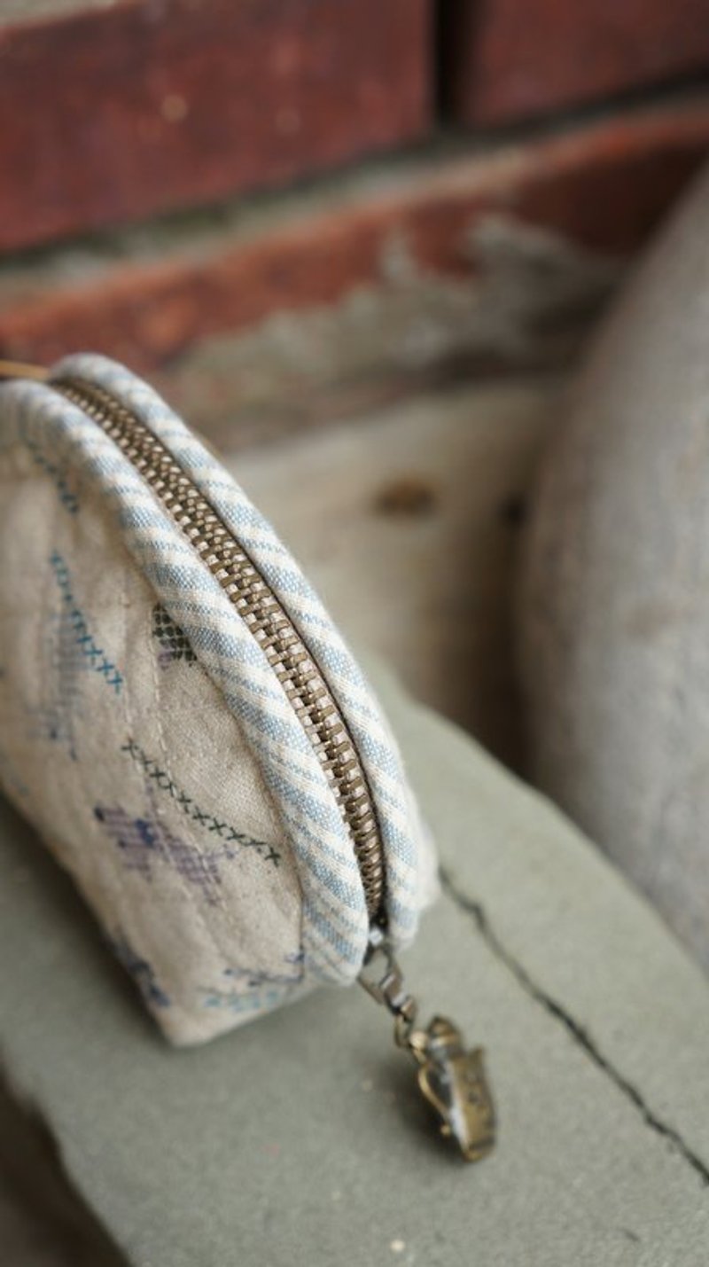 清爽米白压线零钱包 - 零钱包 - 其他材质 白色