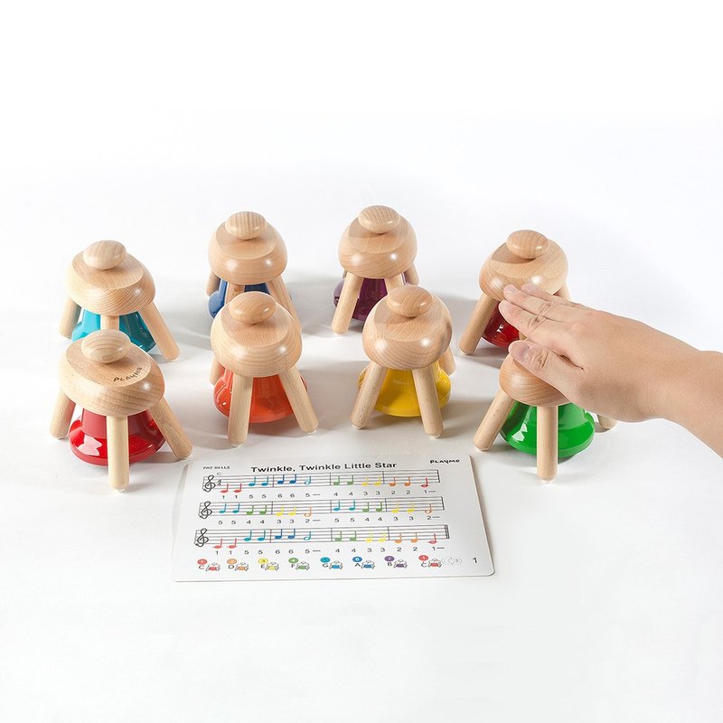 响叮当 Pat Bells-音乐手拍铃 - 玩具/玩偶 - 木头 