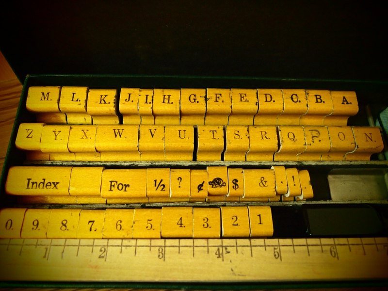 美国哥伦比雅古董印章（英文数字） - 其他 - 其他材质 卡其色