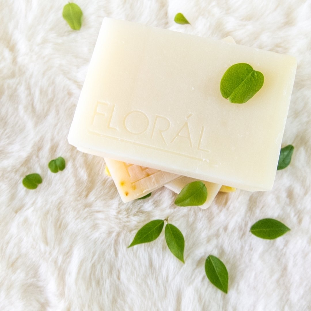 【FLORAL】手工皂系列-纯榄精萃手工皂 100g - 肥皂/手工皂 - 其他材质 白色