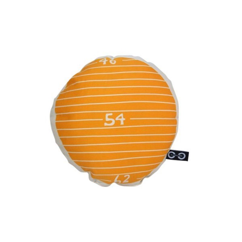 CLARECHEN 儿童学校午睡小抱枕_量尺圆形橘色 - 儿童家具 - 棉．麻 橘色