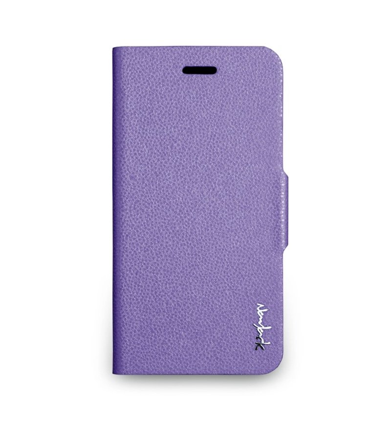 iPhone 6 -The Glimmer Series -柔光侧掀站立式保护套- 丁香紫 - 手机壳/手机套 - 真皮 紫色