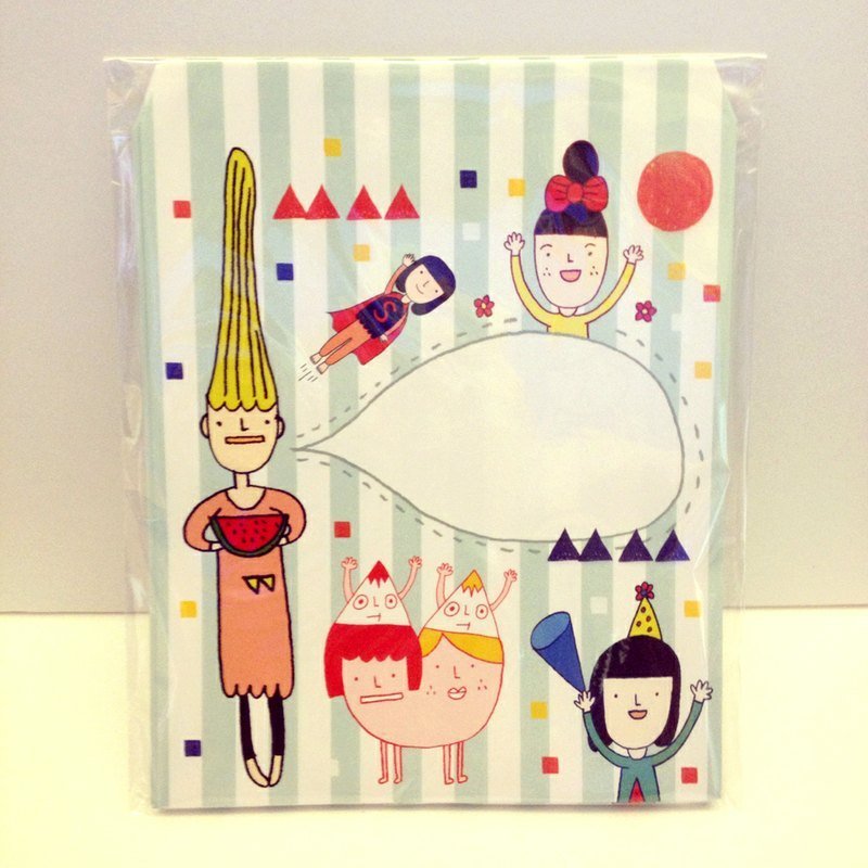 超人包装纸袋-大 - 信封/信纸 - 纸 绿色