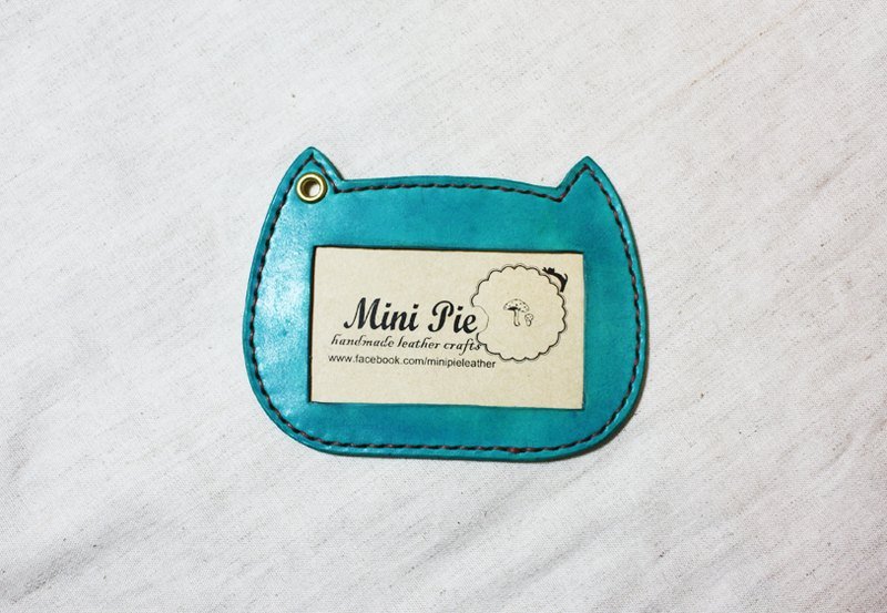 巴特猫卡套/识别证套-绿色 - 证件套/卡套 - 真皮 绿色