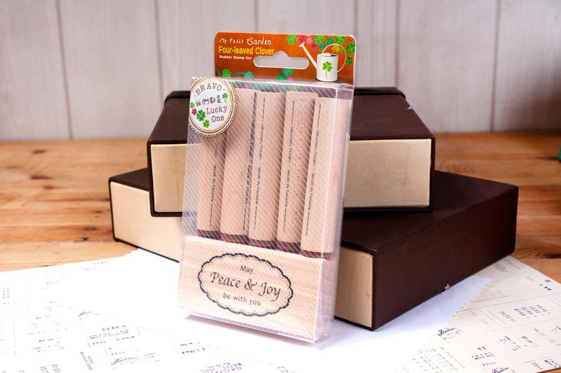 小花园印章组-幸运草 MPG04 - 印章/印台 - 其他材质 