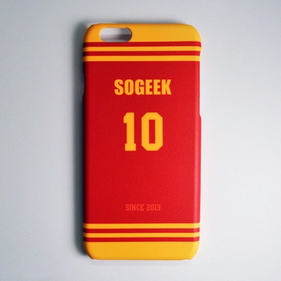 SO GEEK 手机壳设计品牌 THE JERSEY GEEK 球衣背号定制款 019 - 手机壳/手机套 - 塑料 红色