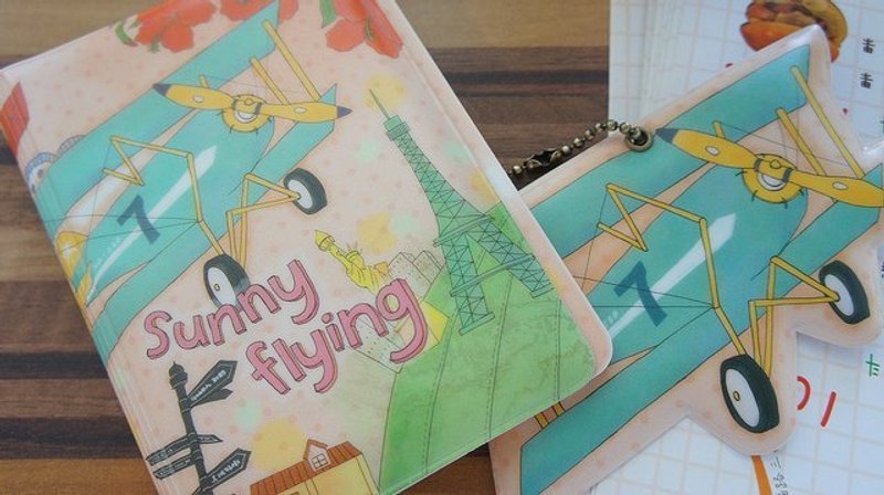 迪梦奇 Handy Pack 旅游伙伴-飞机 - 证件套/卡套 - 塑料 多色