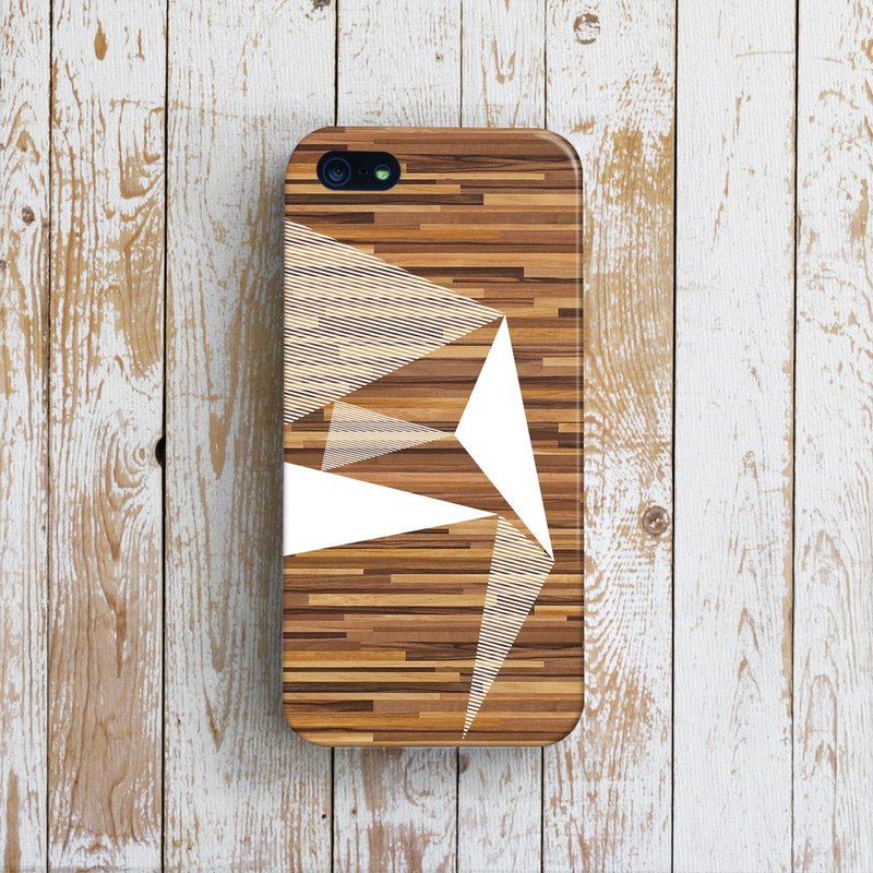 OneLittleForest - 原创手机保护壳- iPhone 5, iPhone 5c, iPhone 4- 几何 - 手机壳/手机套 - 塑料 咖啡色