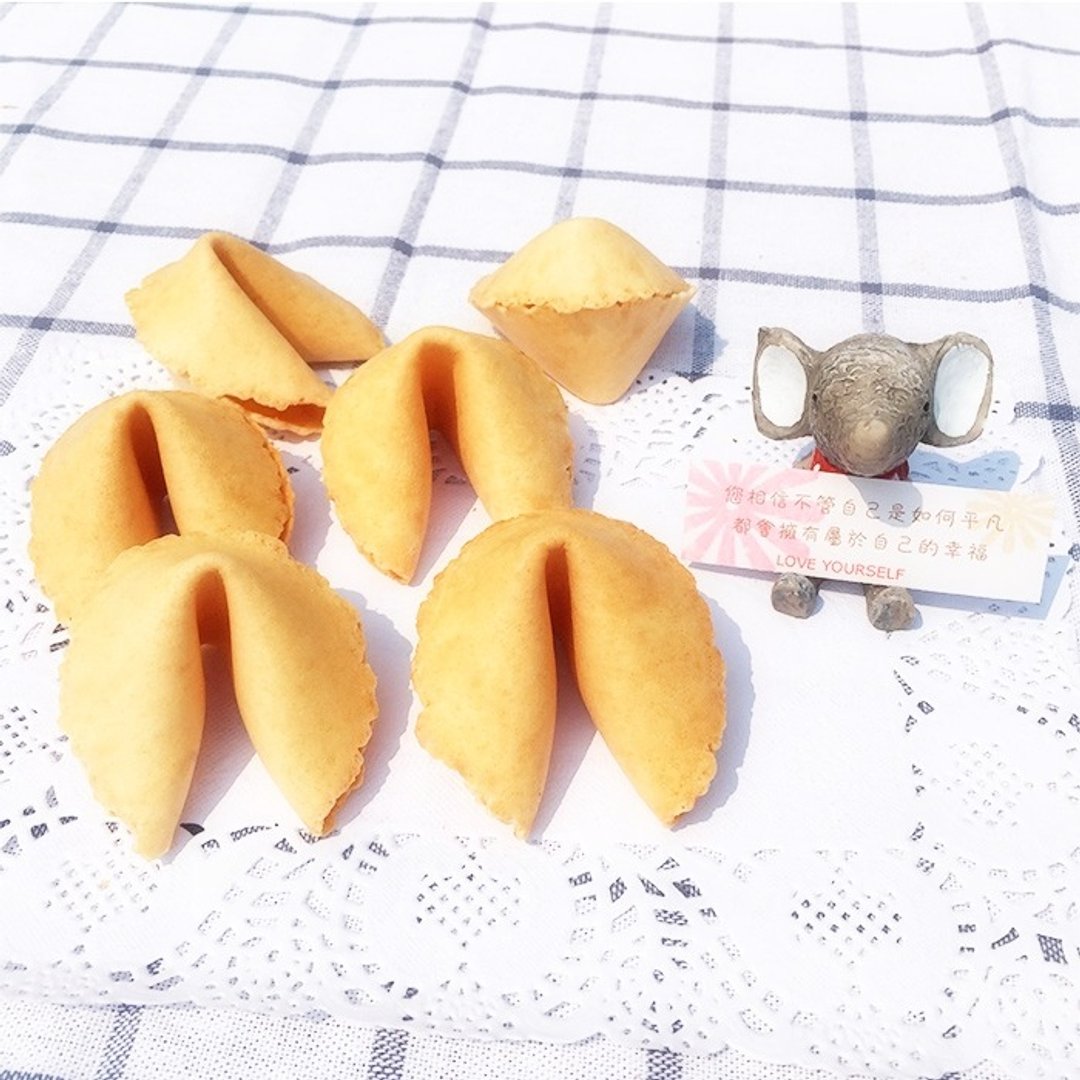 QUOTES 婚礼小物 幸运签饼  桌上礼  牛奶风味幸运饼干 急件可配合制作 100个以上 - 手工饼干 - 新鲜食材 