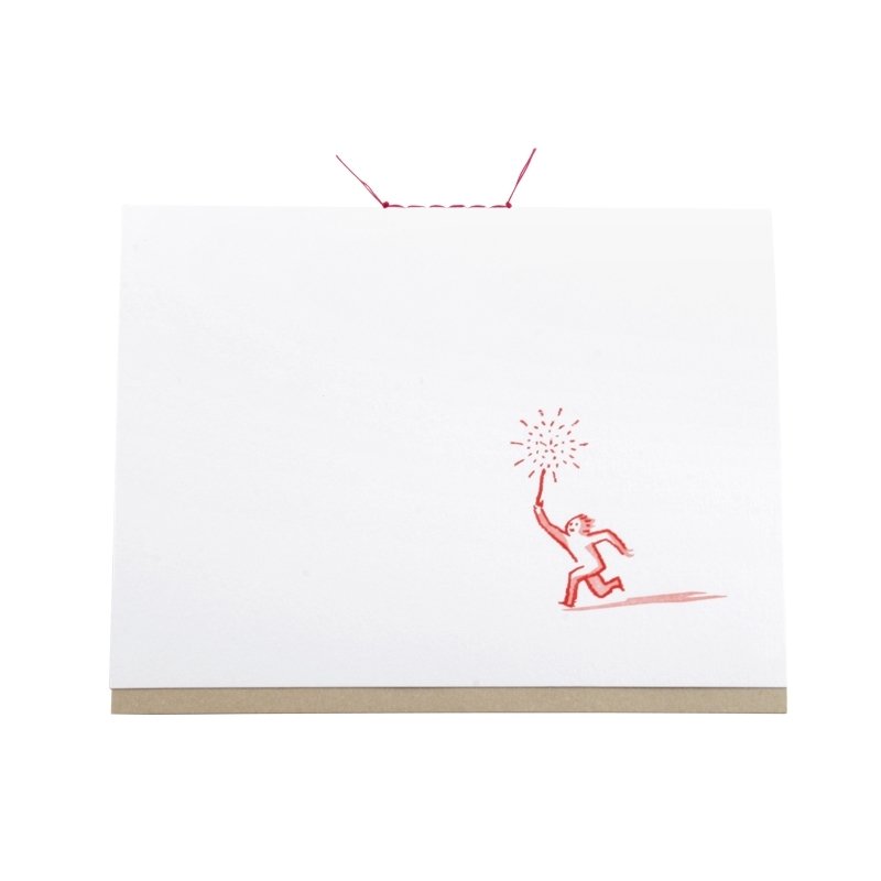 蘑菇mogu / 凸版卡片 / 花火少年 - 卡片/明信片 - 纸 多色