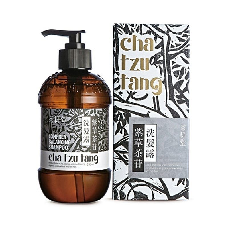 茶籽堂 紫草茶苷洗发露 - 其他 - 植物．花 灰色