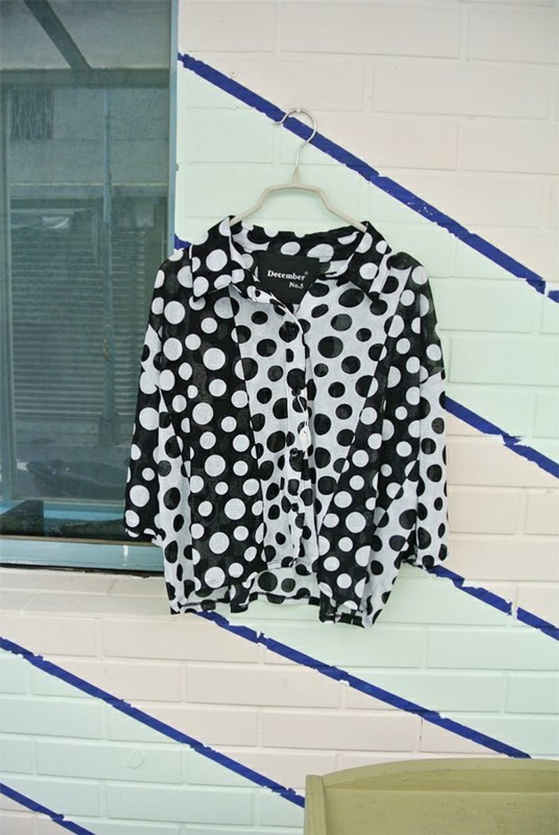 点点圆舞曲．黑色衬衫 - 其他 - 其他材质 黑色