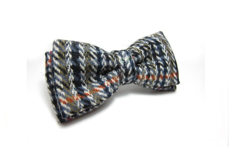 绅士条纹领结Hand-made Bow Tie - 领带/领带夹 - 其他材质 多色