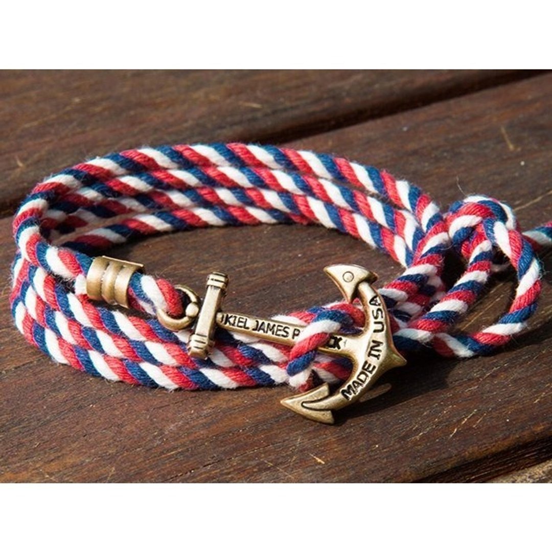 美国新英格兰Kiel James Patrick手工制作US Sail手环 - 现货 - 手链/手环 - 棉 