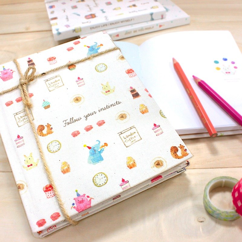 柏格文具x品味生活【麻布精装手札】四款设计 - 笔记本/手帐 - 纸 多色