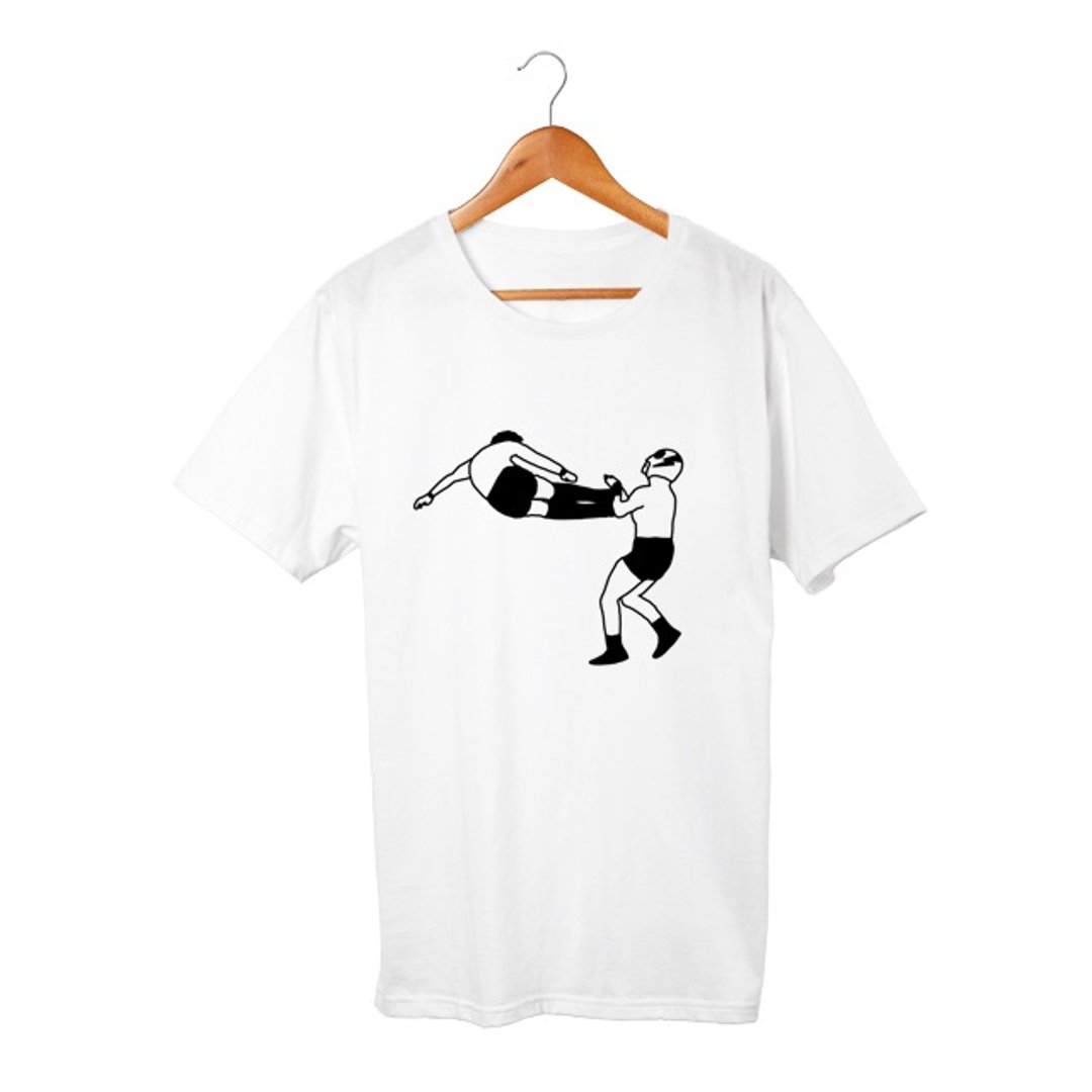 Dropkick T-shirt - 男装上衣/T 恤 - 棉 白色