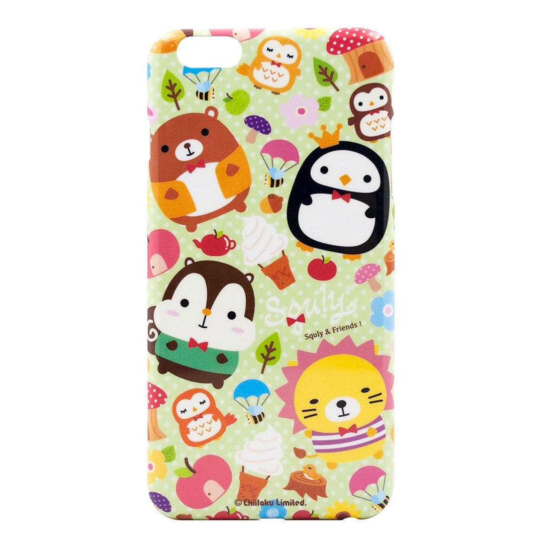 iPhone 6s/6p Squly & Friends 动物朋友 超薄贴身 手机壳 手机套 - 手机壳/手机套 - 塑料 多色