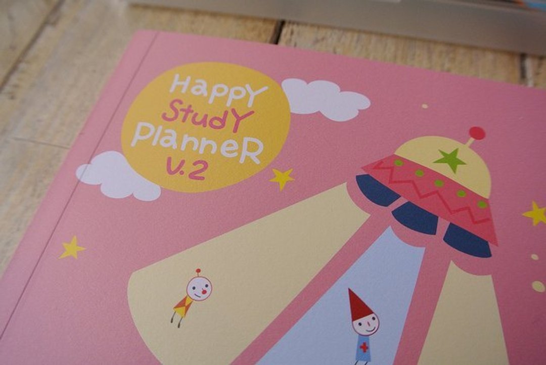Happy Study Planner 快乐学习日志v.2-粉红色 - 笔记本/手帐 - 纸 粉红色
